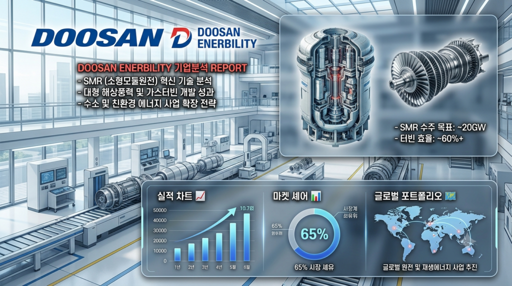 두산에너빌리티 기업분석 2026 원자력 SMR 가스터빈