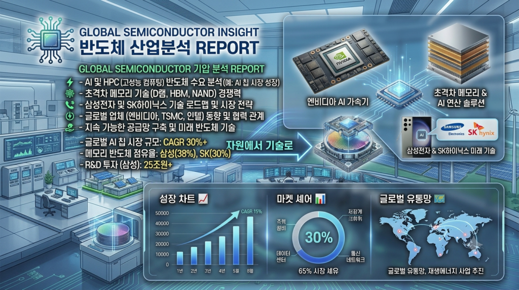 반도체 산업분석 2026 HBM AI메모리 파운드리 시장점유율