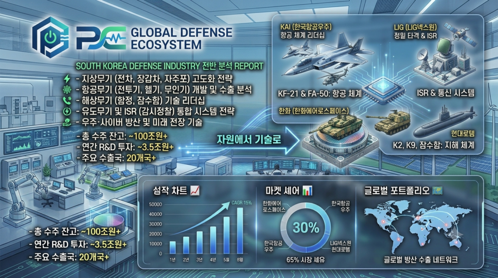 방산 산업분석 2026 K방산 수출 빅4 수주잔고 방위산업