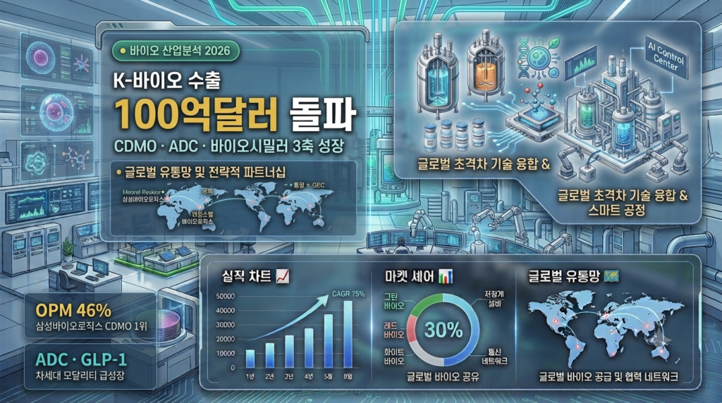 바이오 산업분석 2026 K-바이오 CDMO 시장 투자전망