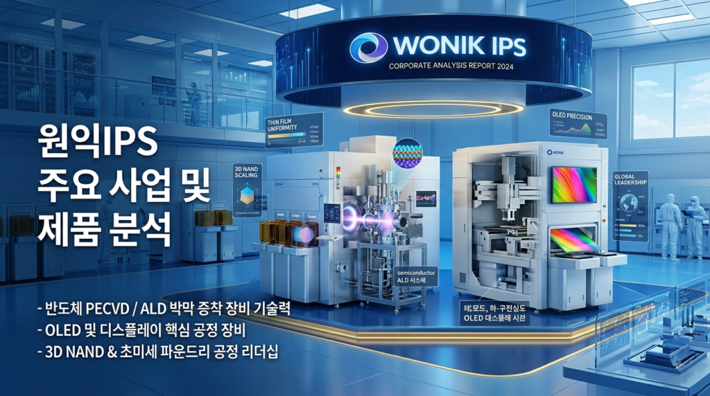 원익IPS 기업분석 2026 반도체 증착장비 재무제표