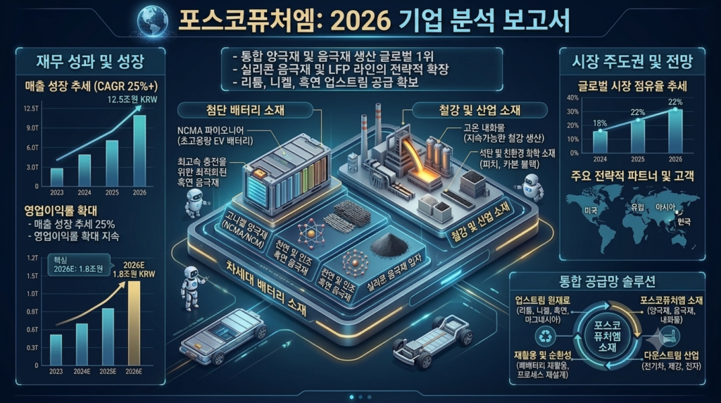 포스코퓨처엠 기업분석 2026 양극재 음극재 재무제표