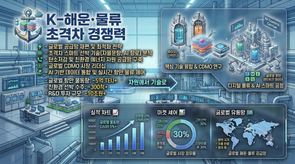 해운 산업분석 2026 SCFI 운임 HMM 컨테이너 차트 투자전망