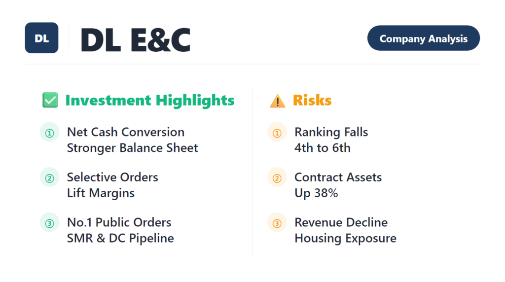 DL E&C Company Analysis 2026 Construction Financial Statements